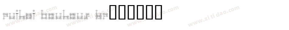 RuiHei Bauhaus Kr字体转换